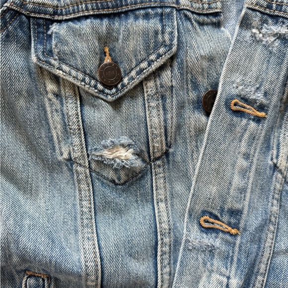 ABLE Long Merly Denim Jacket — XXS - Picture 4 of 5